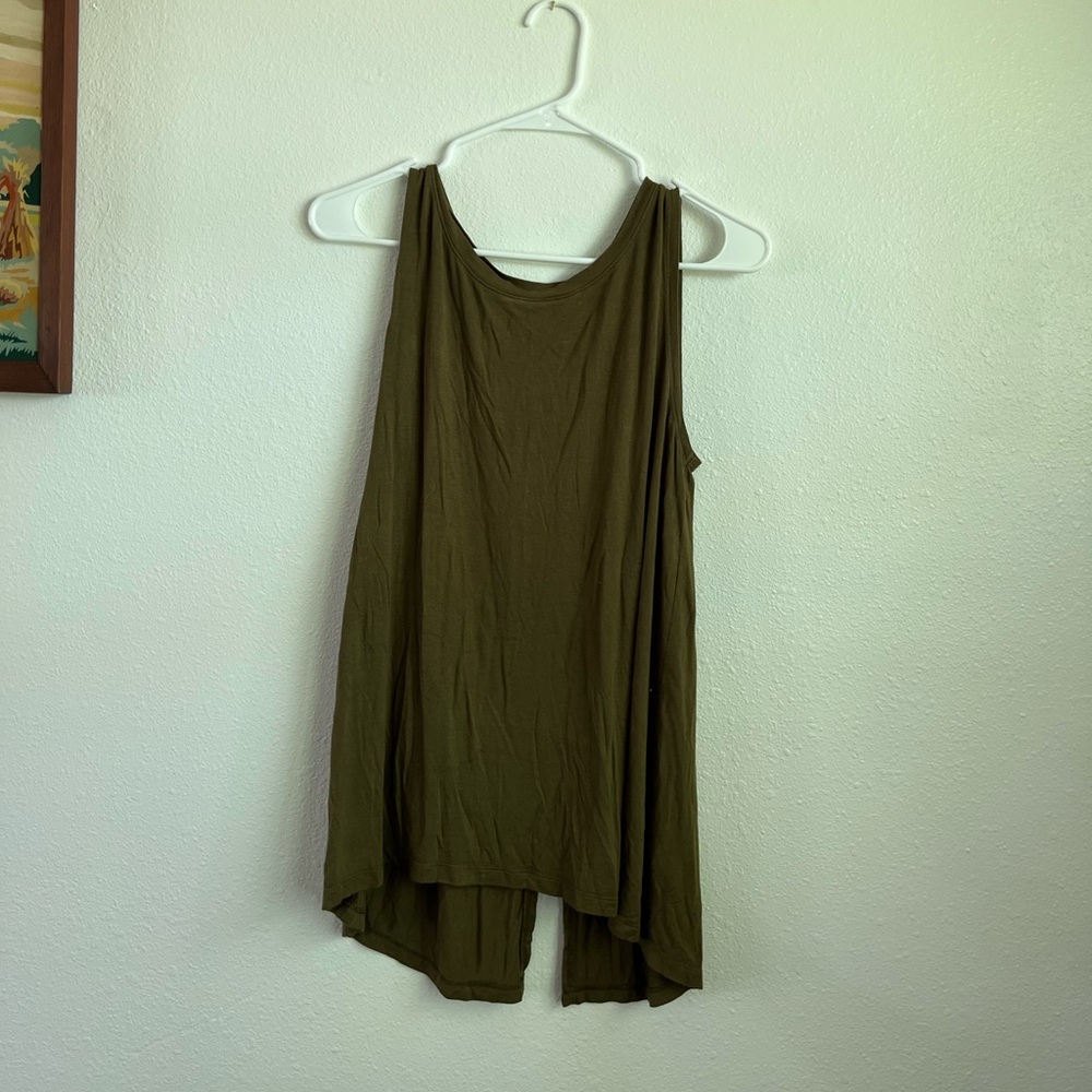 Old Navy Split Open Back Tank Top